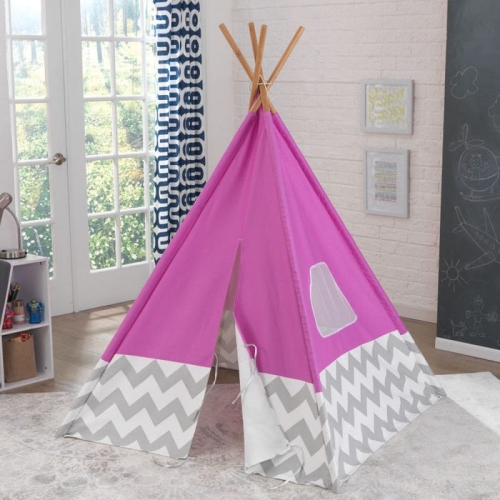 Kidkraft Play Tent Pink with Gray